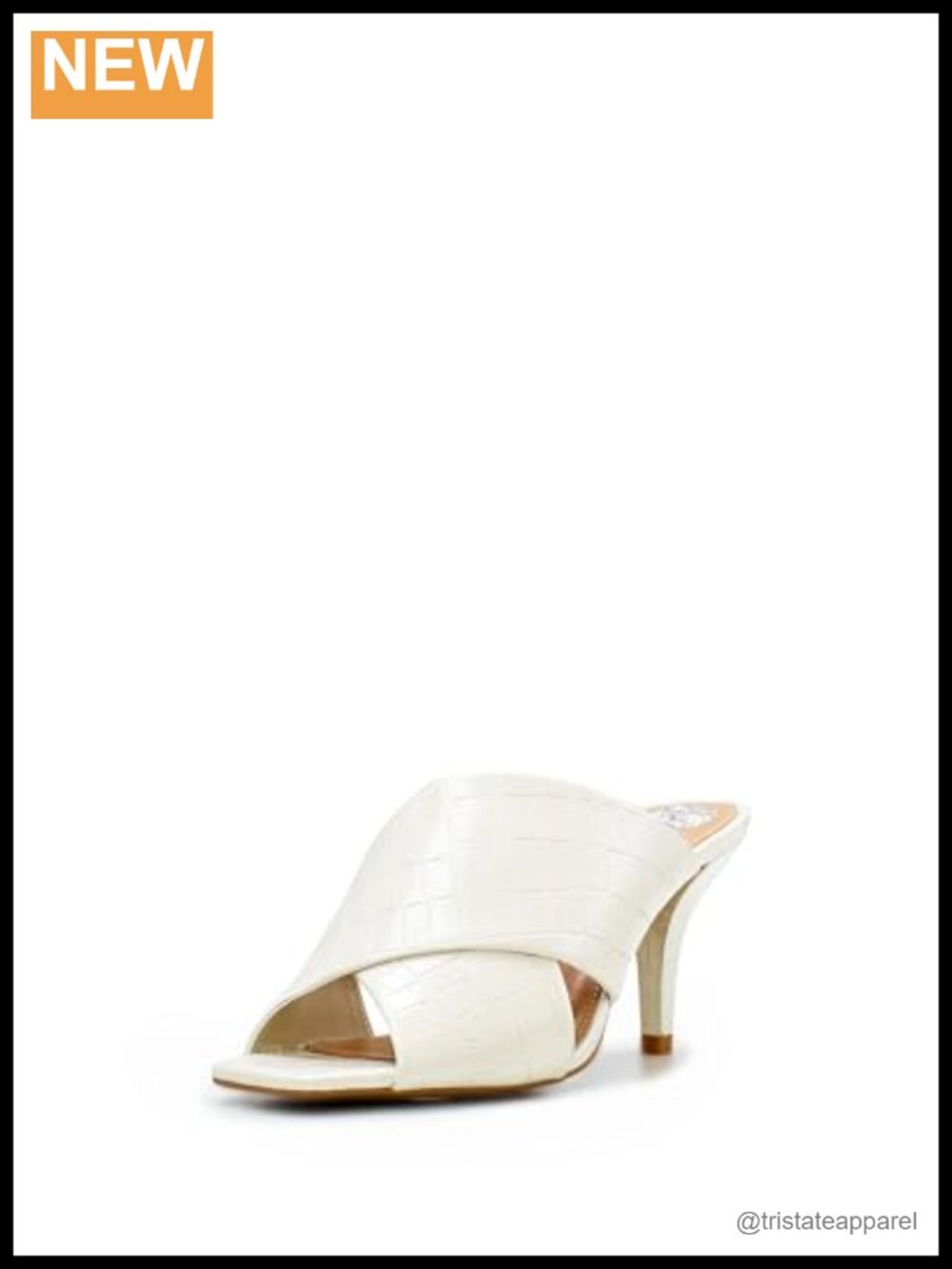 Leather Heeled Sandal Stiletto Slingback Slip On